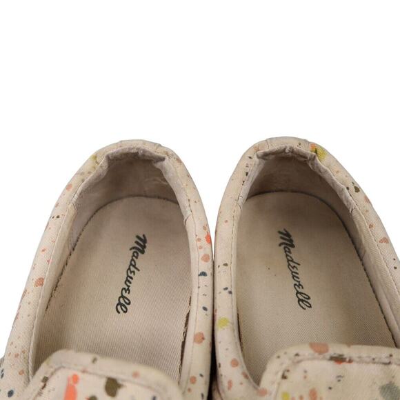 Madewell Shoes Womens 8.5 Sneaker Sidewalk Slip On Paint Splatter Comfort Casual - Picture 13 of 13
